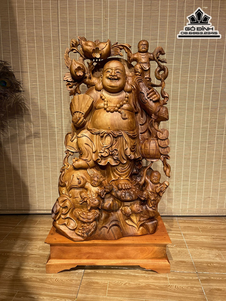 Tượng Phật Di Lặc Tam Phúc - biểu tượng cho sự may mắn